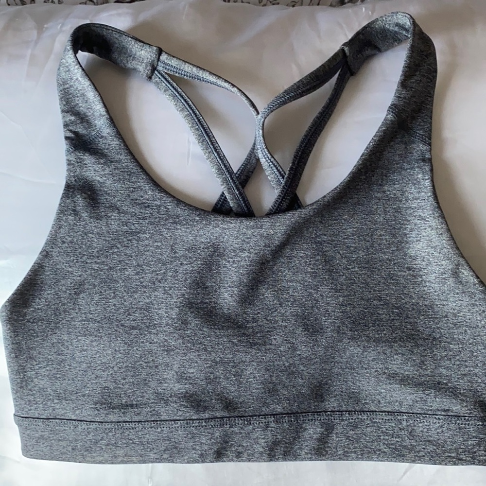 Grey old navy sports bra